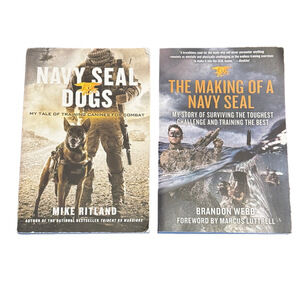 **Bundle**The Making of a Navy Seal and Navy Seal Dogs Paperback Books